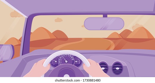 Is driving out to breathe naturally.
Illustration about driving.