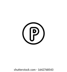 Driving to School Icon. Editable Unique Vector.