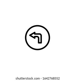 Driving to School Icon. Editable Unique Vector.