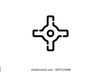 Driving School Icon - High Way