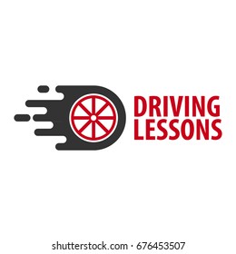 Driving School Logo Emblem Template Auto Stock Vector (Royalty Free ...