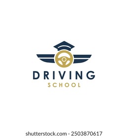 Driving School Logo Minimalist Simple