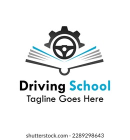 Ilustración del logotipo de la escuela de conducción