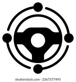 Driving Technology illustration object icon