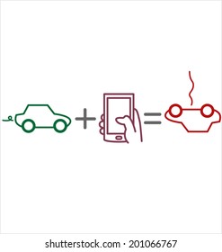Driving and using phone