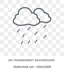 Drizzle icon. Drizzle design concept from  collection. Simple element vector illustration on transparent background.