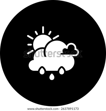 Drizzle Icon Element For Design