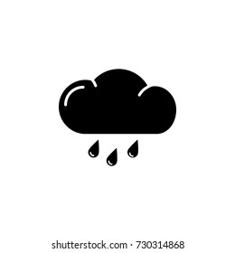 Drizzle icon on white background