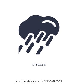 drizzle icon. Simple element illustration from meteorology concept. drizzle editable symbol design on white background. Can be use for web and mobile.