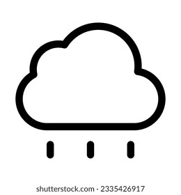 drizzle weather single icon simple graphic designs