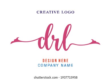 DRL lettering logo is simple, easy to understand and authoritative