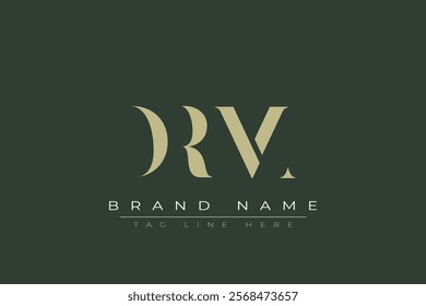 DRM abstract letter logo design. This logo is designed by three abstract letters.