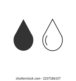 Icono de botón. Ilustración del fondo de caída y del vector de línea.