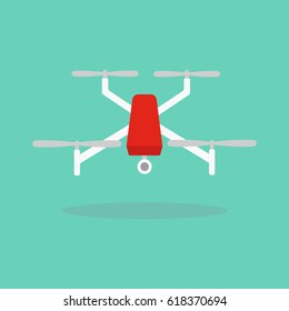 Dron with camera