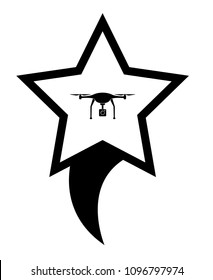 Dron icon and map pointer