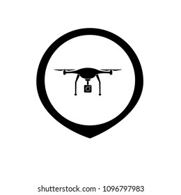 Dron icon and map pointer