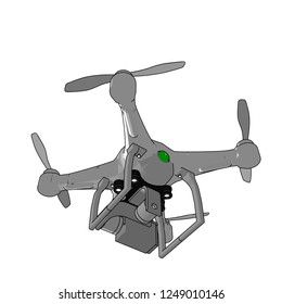 drone 3d illustration