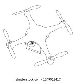 drone 3d illustration