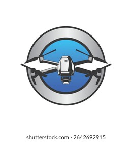 drone abstract logo modern style