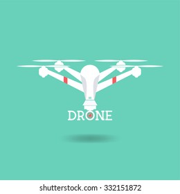 drone with action camera 