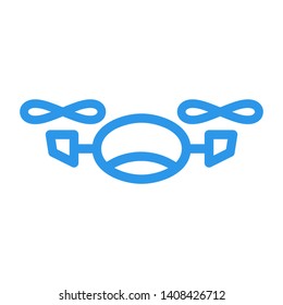 Drone aerial camera icon graphic design logo illustration - Vector
