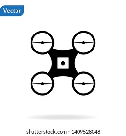 Drone aerial camera icon graphic design logo illustration eps 10