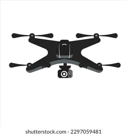 Drone aerial camera icon graphic design logo illustration
