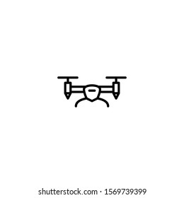drone, aircraft icon vector illustration