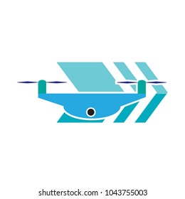 Drone Arrow Logo Icon Design