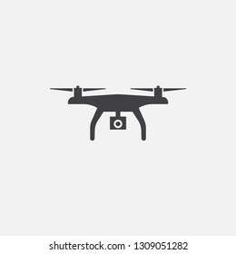 drone base icon. Simple sign illustration. drone symbol design. Can be used for web, print and mobile