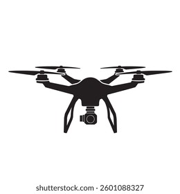 drone black vector illustration for versatile uses 