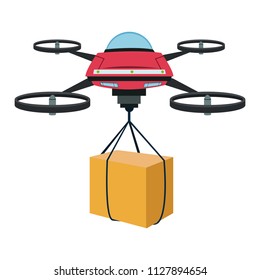 Drone with box