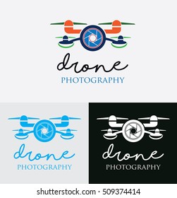 Drone Cam Logo Design Template