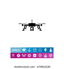Drone with Camera Icon