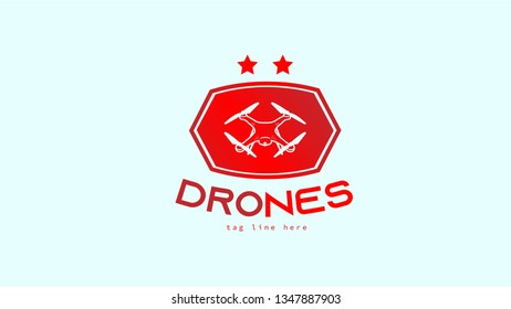 Drone camera icon graphic design logo illustration - Vector