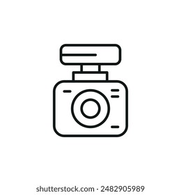 Drone Camera icon. Simple drone camera icon for social media, app, and web design. Vector illustration.