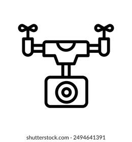 Drone Camera line icon , vector, pixel perfect, illustrator file