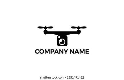 drone and camera logo icon design element
