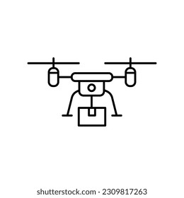 Drone camera  Outline Vector Icon that can easily edit or modify

