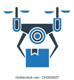 Drone camera Technology Vector icon which is suitable for commercial work

