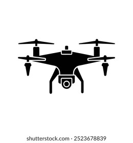 Drone camera vector illustration features cartoon clipart and detailed line art. Perfect for use in digital designs, printables, or as stock art for various creative projects.