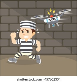 drone capture the escaped convict
