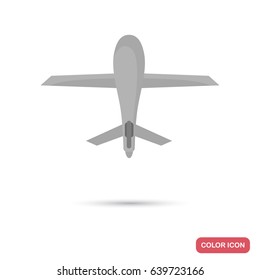 Drone color flat icon for web and mobile design