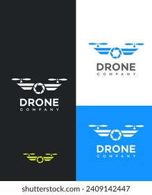 drone company logo  Vector Template
