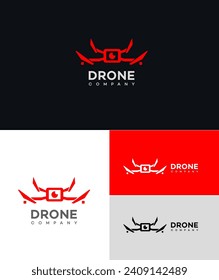 drone company logo  Vector Template