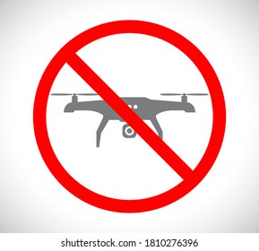 drone concept icon stop sign