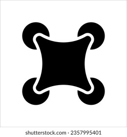 drone concept line icon. Simple element illustration. drone concept on white background