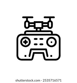 drone controller icon vector illustration