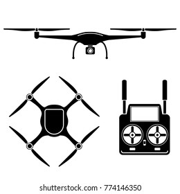 Drone and controller vector 