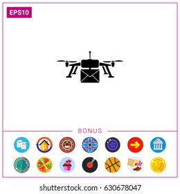 Drone Delivery Icon